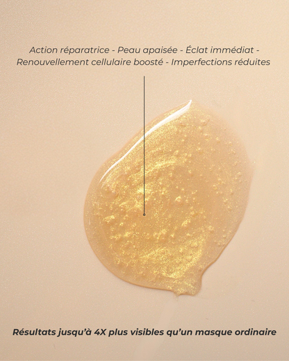 Masque Précieux à l'Or 24K