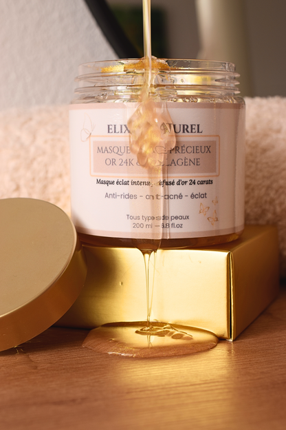 Masque Précieux à l'Or 24K