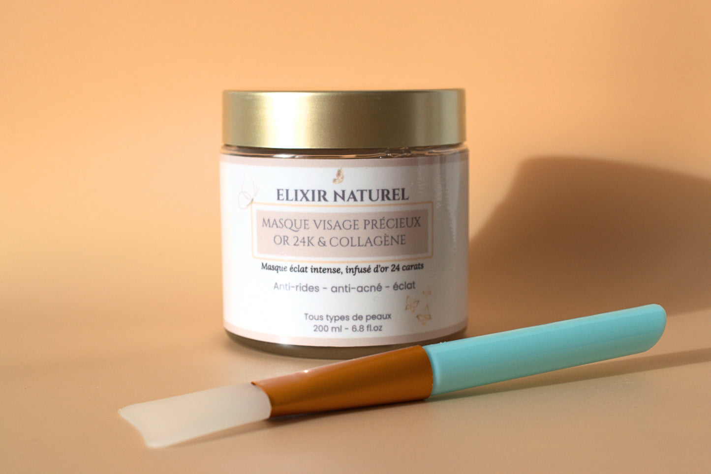 Masque Précieux à l'Or 24K