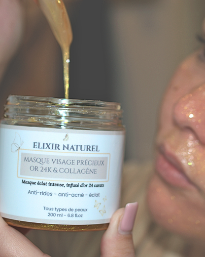 Masque Précieux à l'Or 24K
