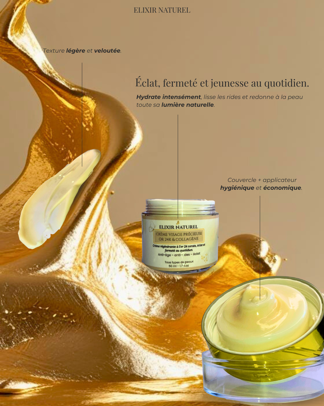 Crème Précieuse à l'Or 24K